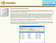 Tablet Screenshot of docstobox.com